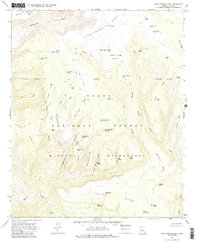 Cane Springs Mountain 1967 topographic map thumbnail
