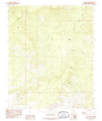 Cane Springs Mountain 1985 topographic map thumbnail