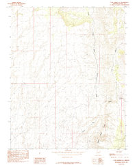 Cane Springs SE 1985 topographic map thumbnail