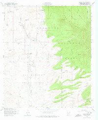 Canelo Pass 1958 topographic map thumbnail