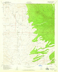 Canelo Pass 1958 topographic map thumbnail