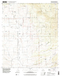 Canelo Pass 1996 topographic map thumbnail