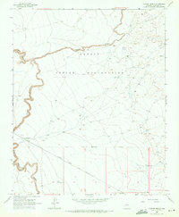 Canyon Diablo 1968 topographic map thumbnail