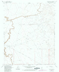 Canyon Diablo 1968 topographic map thumbnail