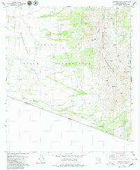 Caponera Peak 1979 topographic map thumbnail