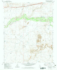 Carrizo Butte 1982 topographic map thumbnail