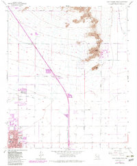 Casa Grande East 1965 topographic map thumbnail