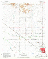 Casa Grande West 1965 topographic map thumbnail