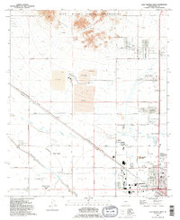 Casa Grande West 1992 topographic map thumbnail