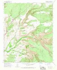 Casner Butte 1965 topographic map thumbnail