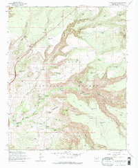 Casner Butte 1965 topographic map thumbnail