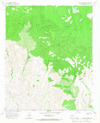 Cassadore Spring 1966 topographic map thumbnail