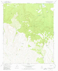 Cassadore Spring 1966 topographic map thumbnail