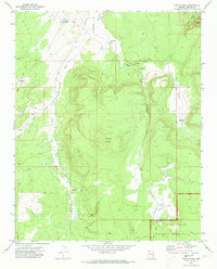 Castle Peak 1971 topographic map thumbnail