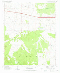Cathedral Caves 1973 topographic map thumbnail