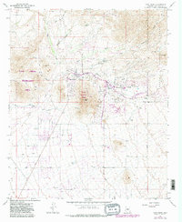 Cave Creek 1965 topographic map thumbnail