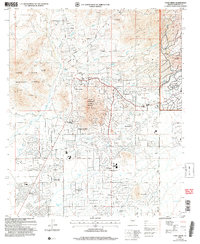 Cave Creek 2004 topographic map thumbnail