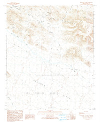 Cementosa Wash 1990 topographic map thumbnail