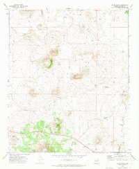Cerro Hueco 1971 topographic map thumbnail