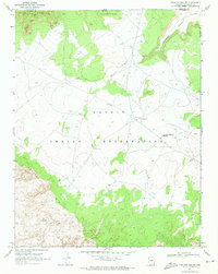 Chaiyahi Rim NE 1970 topographic map thumbnail