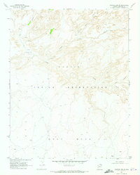 Chaiyahi Rim SW 1970 topographic map thumbnail