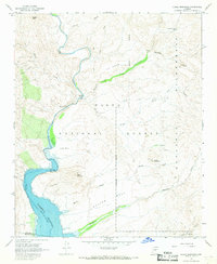 Chalk Mountain 1967 topographic map thumbnail