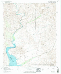 Chalk Mountain 1967 topographic map thumbnail