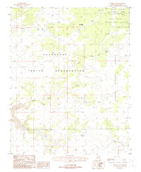 Chamisa Tank 1988 topographic map thumbnail