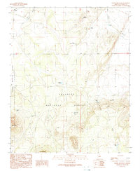 Chapel Mountain 1989 topographic map thumbnail