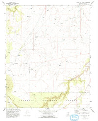 Chavez Mtn East 1971 topographic map thumbnail