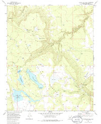 Chavez Mtn West 1970 topographic map thumbnail