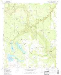 Chavez Mtn West 1970 topographic map thumbnail