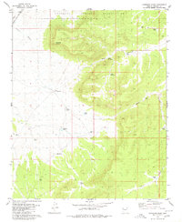 Cherokee Point 1980 topographic map thumbnail
