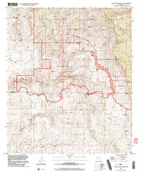 Cherry Spring Peak 1996 topographic map thumbnail