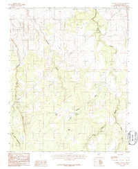 Chimney Canyon 1986 topographic map thumbnail
