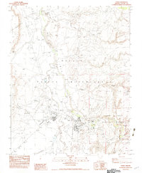 Chinle 1982 topographic map thumbnail