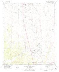 Chino Valley South 1973 topographic map thumbnail