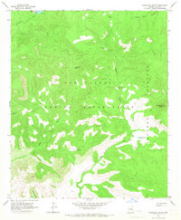 Chiricahua Butte 1966 topographic map thumbnail