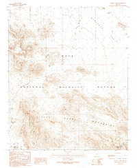 Cholla Tank 1990 topographic map thumbnail