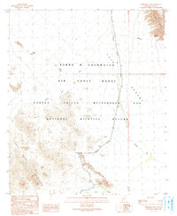 Christmas Pass 1990 topographic map thumbnail