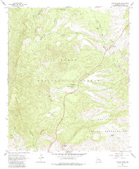 Chrome Butte 1966 topographic map thumbnail