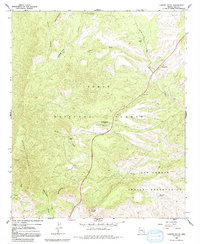Chrome Butte 1966 topographic map thumbnail
