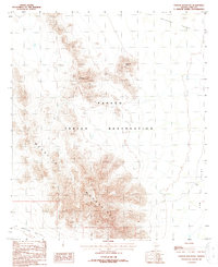 Chupan Mountain 1988 topographic map thumbnail