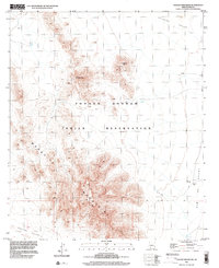 Chupan Mountain 1996 topographic map thumbnail