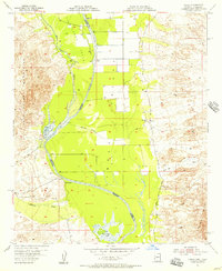 Cibola 1955 topographic map thumbnail