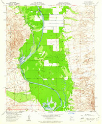 Cibola 1955 topographic map thumbnail