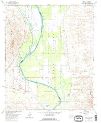 Cibola 1965 topographic map thumbnail