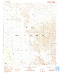 Cimarron Peak 1990 topographic map thumbnail