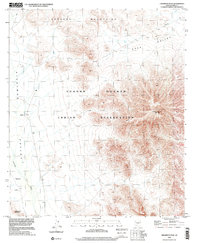Cimarron Peak 1996 topographic map thumbnail