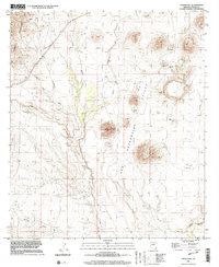 Cinder Hill 1996 topographic map thumbnail